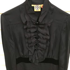 Tory Burch Long Sleeve 100% silk Lou Lou Dress 10